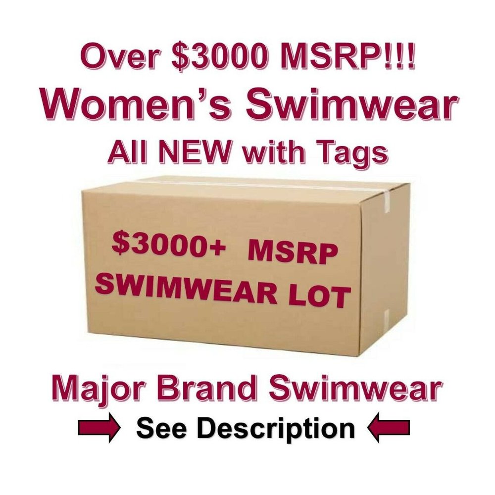 $3,000+ Wholesale Lot ALL NEW Women's Swimwear